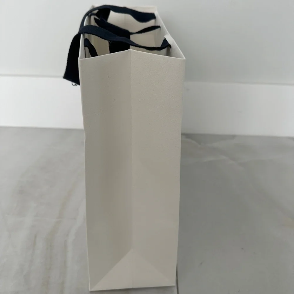 Classic Moncler White on White Shopping Bag